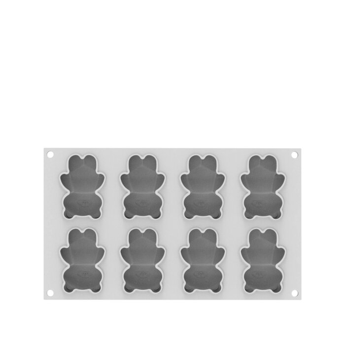 Silikomart Teddy Bear 68 Silikon Kalıp N.8 79X56 H 27 mm 36.441.87.0065 - 3