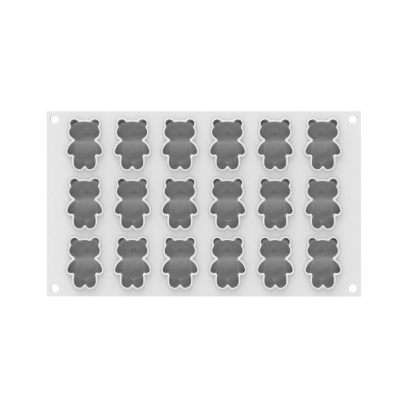 Silikomart Teddy Bear XS Silikon Kalıp 36.476.87.0065 - 3