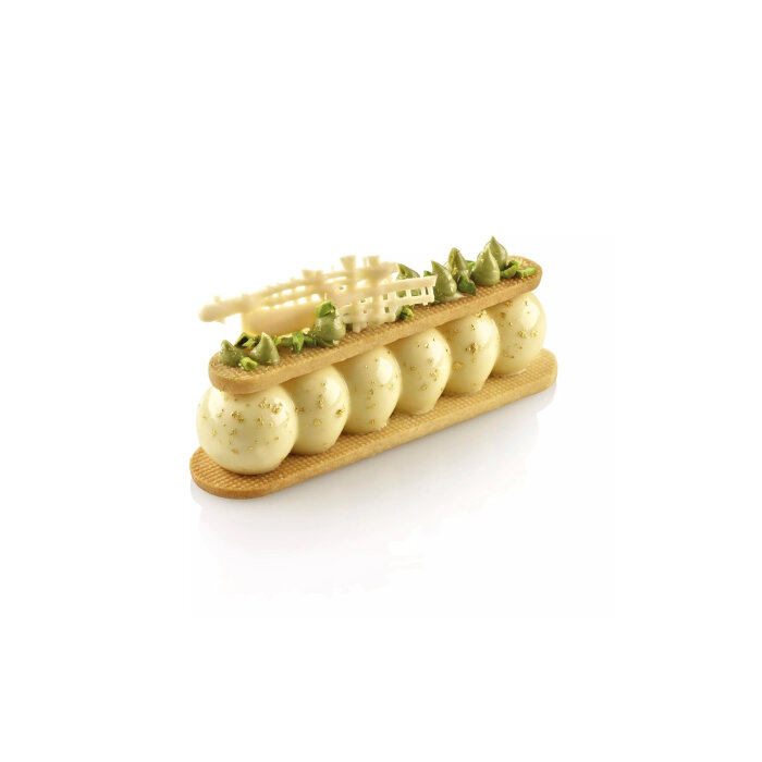 Silikomart Truffle Eclair 75 -Silikon Kalıp N.8 130X31 36.362.87.0065 - 2