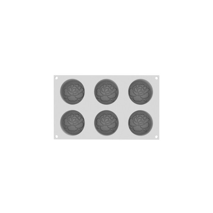 Silikomart Valentine 110 Silikon Kalıp N.6 Ø 70 h:30 mm 36.445.87.0065 - 3