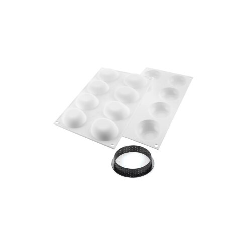 Silikomartkıt Tarte Ring Palet Silikon Kalıp Ø 70 mm 25.307.87.0065 - 5