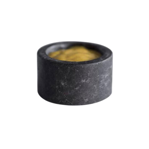 SİLİNDİR SOSLUK  BAZALT Q:7 cm H:4 cm - MATFORHOME