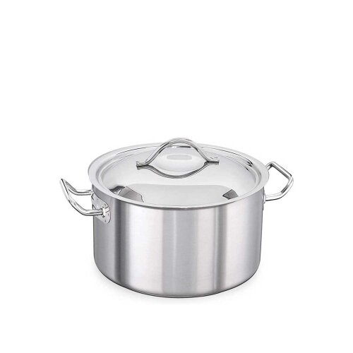 Kapp Silindirik Orta Sığ Kapaklı Tencere 32X27,5Cm - KAPP