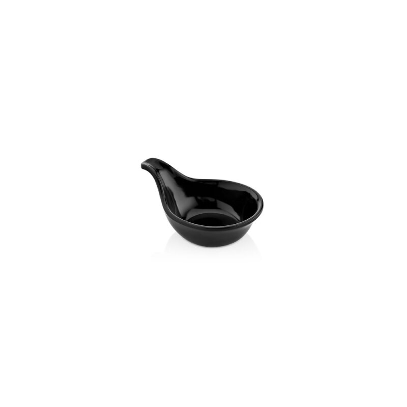 Atlasform Melamin Siyah Kulplu Sosluk 10*7,5 cm - 1