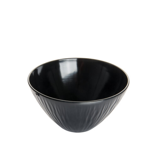 Siyah Melamin Dekoratif Kase 25Cm - ULTRAFORM MELAMİN