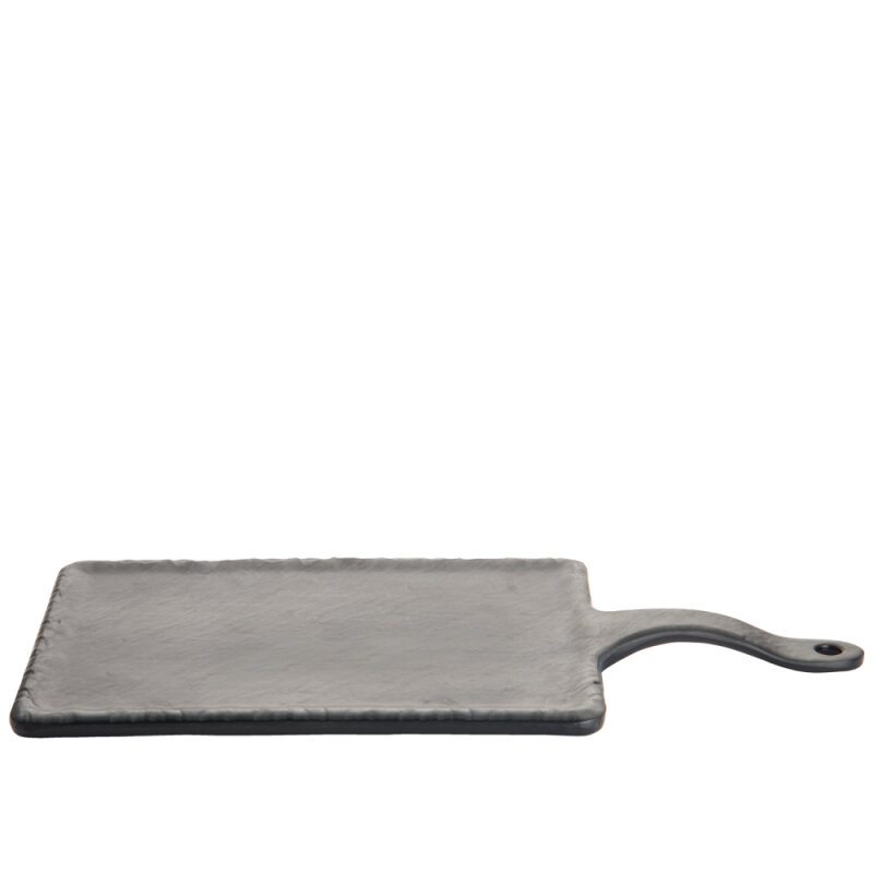 Siyah Melamin D.Gen Taş Görünümlü Kulplu Tava 37Cm - 1