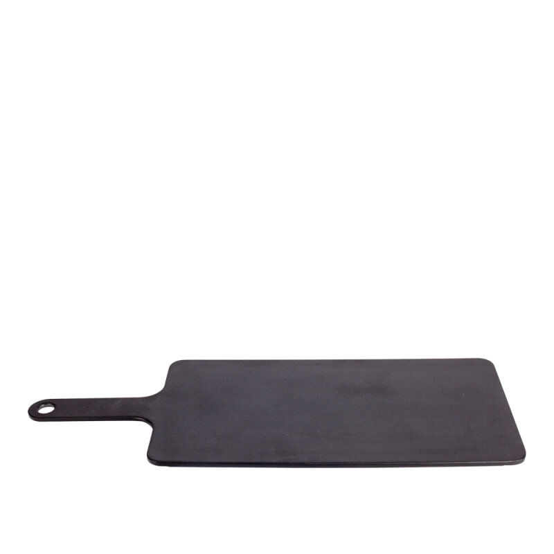 Siyah Melamin Kulplu D.Gen Sunum Tabak 45X18Cm - 1