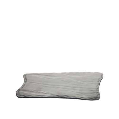 Siyah Melamin Taş Görünümlü Sunum Tepsi 33Cm - ULTRAFORM MELAMİN