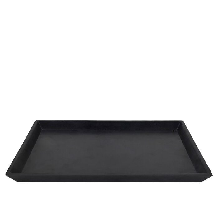 Siyah Melamin Tepsi 40,5X28 Cm - 1