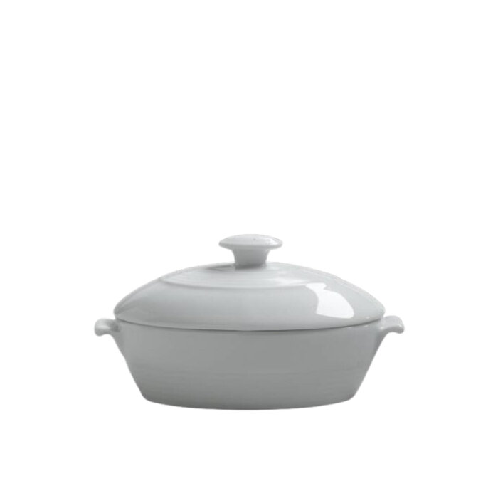 Steelite Aura Küçük Oval Kapaklı Kase 8 Cl 6300P134 - 1