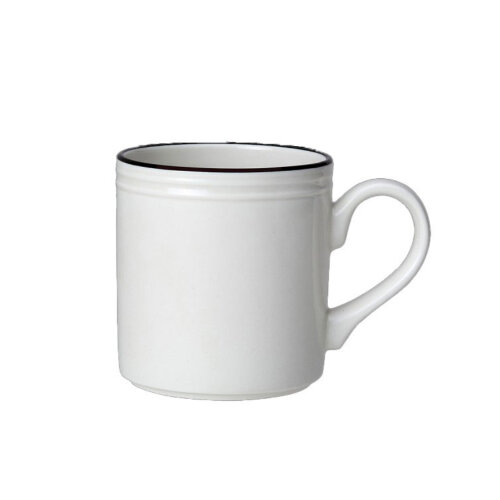 Steelite Bead Black Band Mug 28.5Cl (10Oz) 1406X0135 - STEELİTE