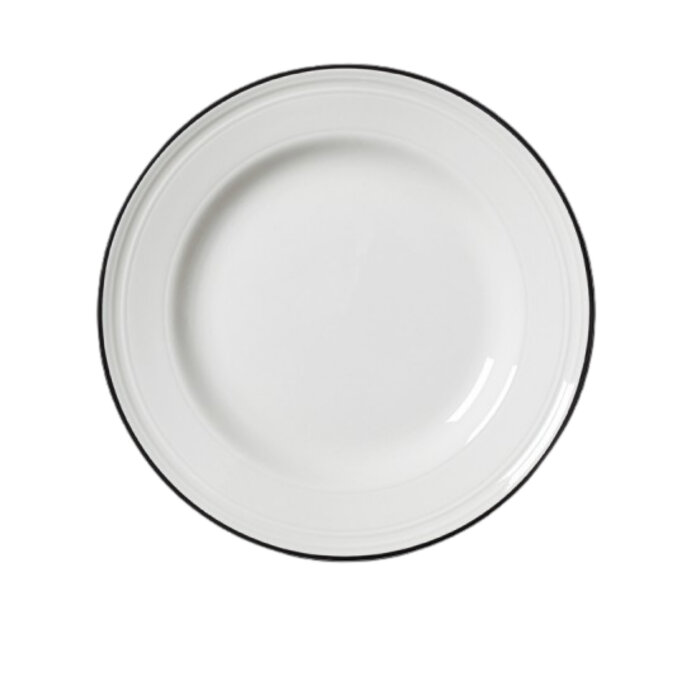 Steelite Bead Black Band Pasta Tabak 20.25Cm (8