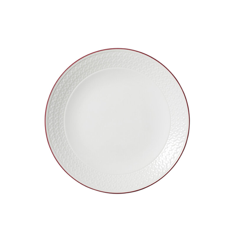 Steelite Bead Maroon Band Plate Servis Tabak 28.5 cm 1407X0103 - 1