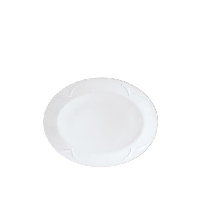 Steelite Bianco Oval Kayık Tabak 33 cm 9102C445 - 1
