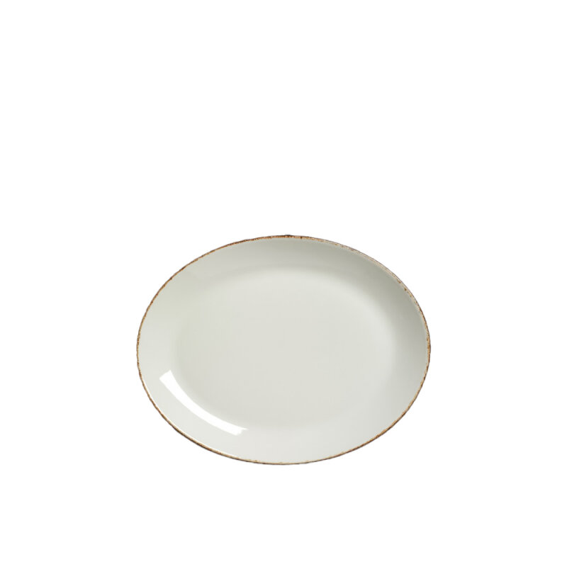 Steelite Brown Dapple Oval Kayık Tabak 30.5 cm 17140142 - 1