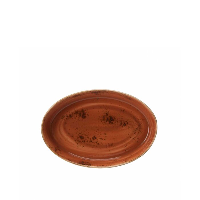 Steelite Craft Terracotta Oval Sole Dısh 30X19 cm 11330326 - 1