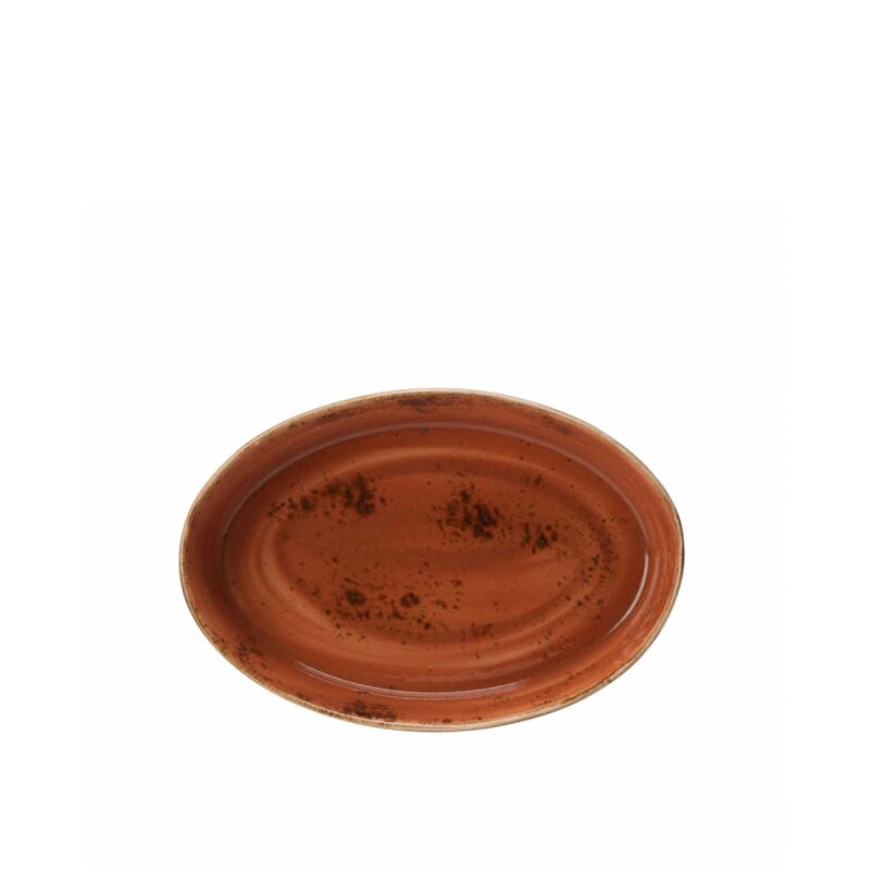 Steelite Craft Terracotta Oval Sole Dısh 30X19 cm 11330326 - 1