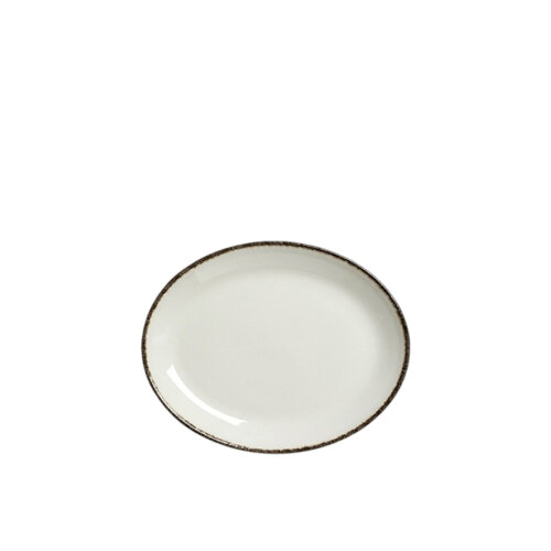 Steelite Charcoal Dapple Oval Kayık Tabak 20.25 cm 17560139 - STEELİTE