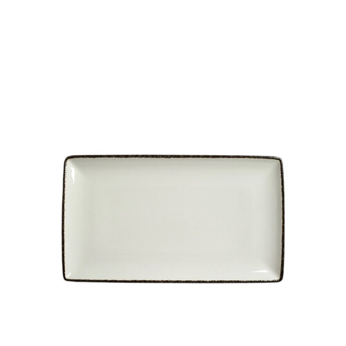 Steelite Charcoal Dapple Sunum Tabak 33 cm x 19 cm 17560556 - STEELİTE