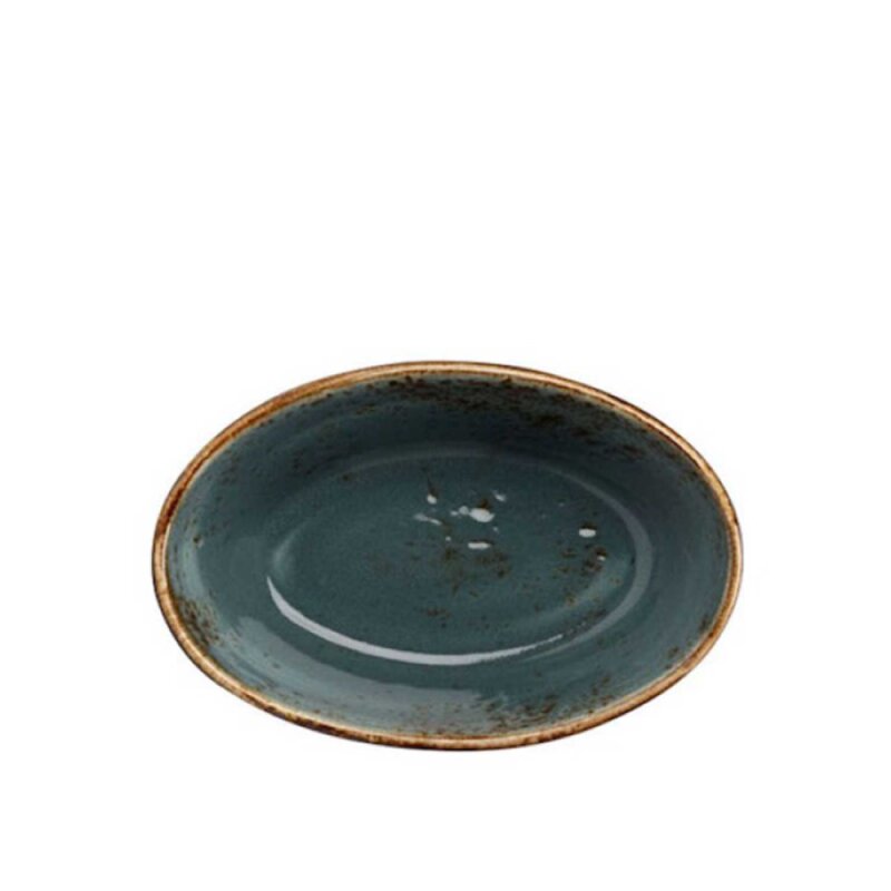 Steelite Craft Blue Oval Baker 15,75 cm 11300400 - 1