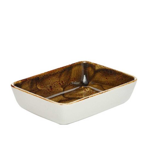 Steelite Craft Brown Kare Tepsi 16,5X12 cm 11320366 - STEELİTE