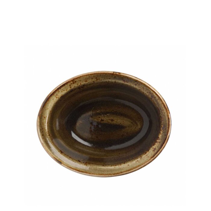 Steelite Craft Brown Oval Knrl.Fırın Kabı 15,75cm 11320328 - 1