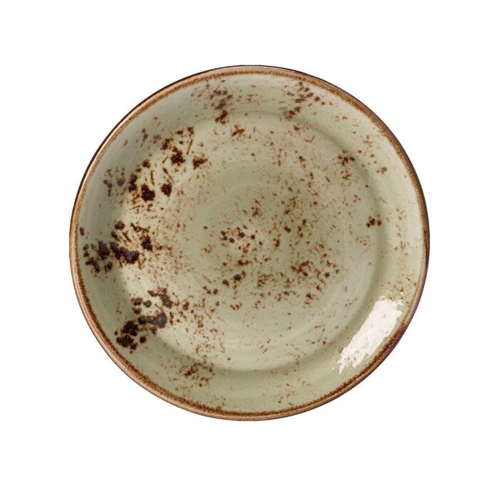 Steelite Craft Green Düz Tabak 25.25 cm 10 11310566 - 1