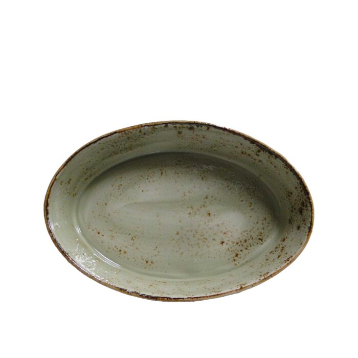 Steelite Craft Green Oval Sole Dısh 11310326 - 1