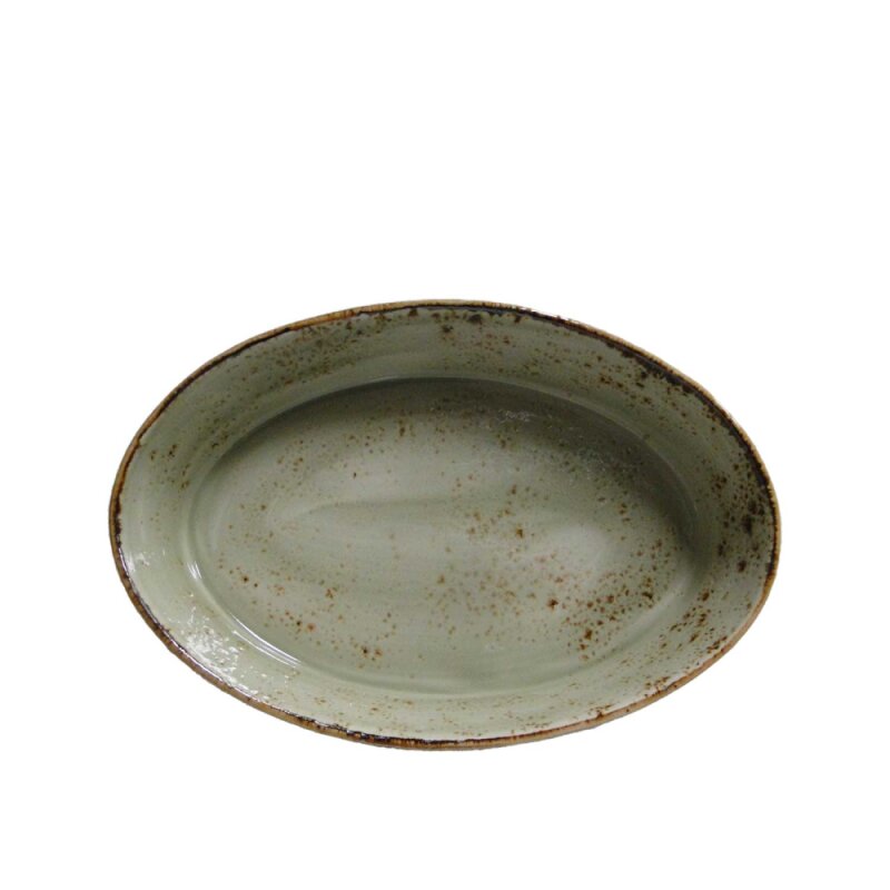 Steelite Craft Green Oval Sole Dısh 11310326 - 1