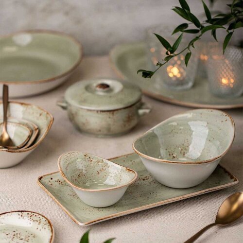 Steelite Craft Green Yuvarlak Kase 28 cm 11310523 - 3