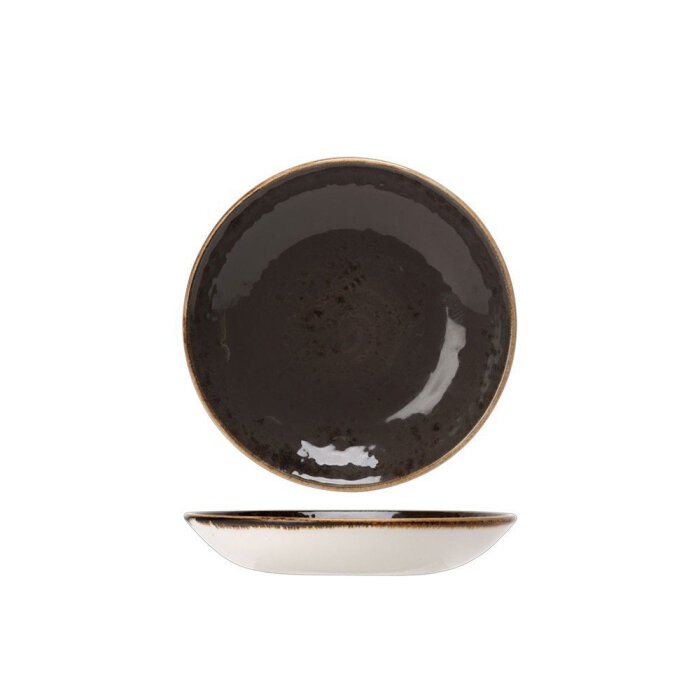 Steelite Craft Grey Şekilli Çukur Tabak 13 Cm 11540571 - 1