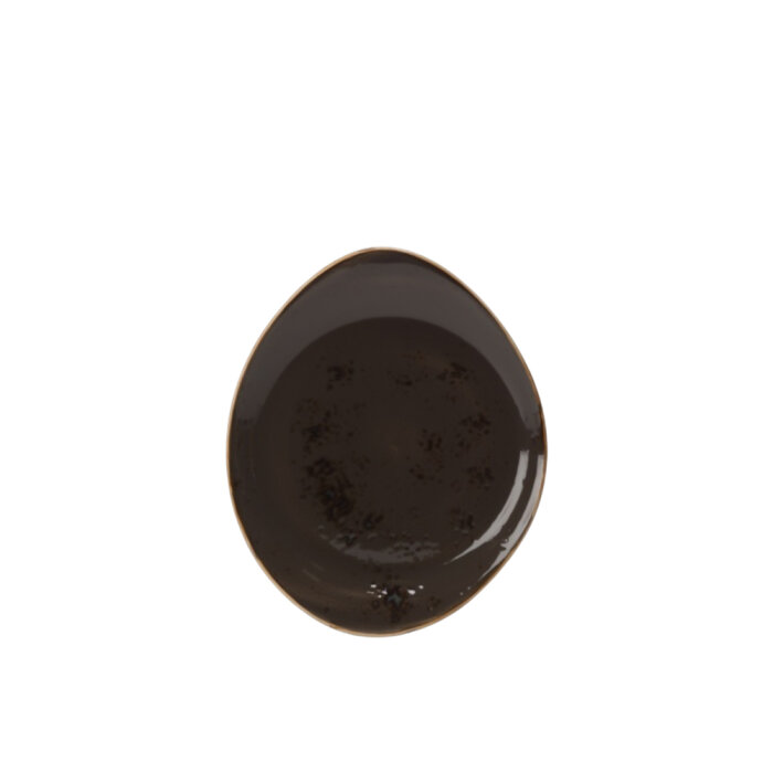 Steelite Craft Grey Şekilli Düz Tabak 25 Cm 11540521 - 1