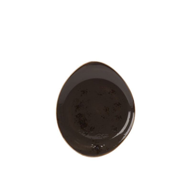 Steelite Craft Grey Şekilli Düz Tabak 25 Cm 11540521 - 1