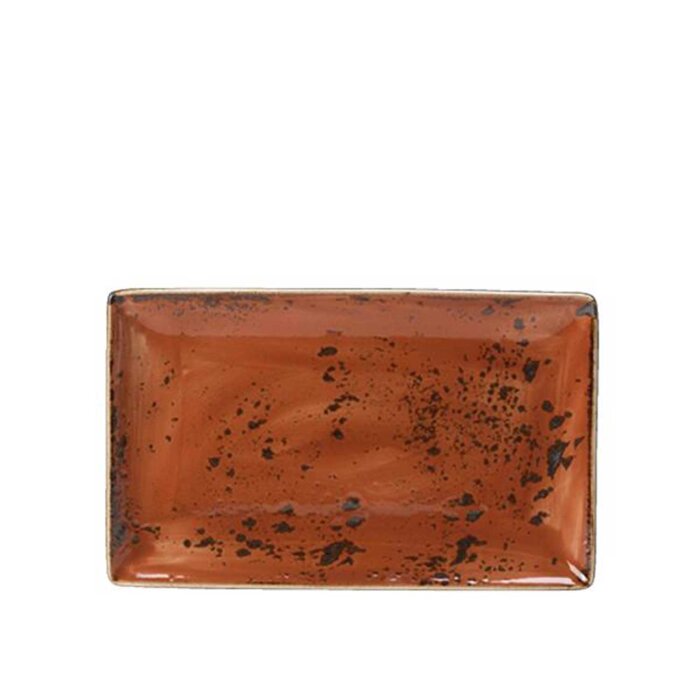 Steelite Craft Terracotta Rectangular Plate 27X16 11330550 - 1