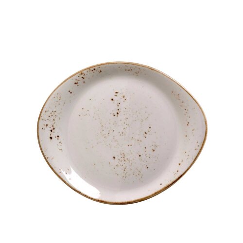 Steelite Craft Whıte Şekilli Tabak 25 cm 11550521 - STEELİTE