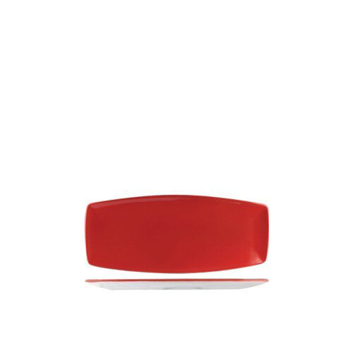 Steelite Fırenza Kırmızı D.Dörtgen Tabak 35,5x13,5 9023C086 - STEELİTE