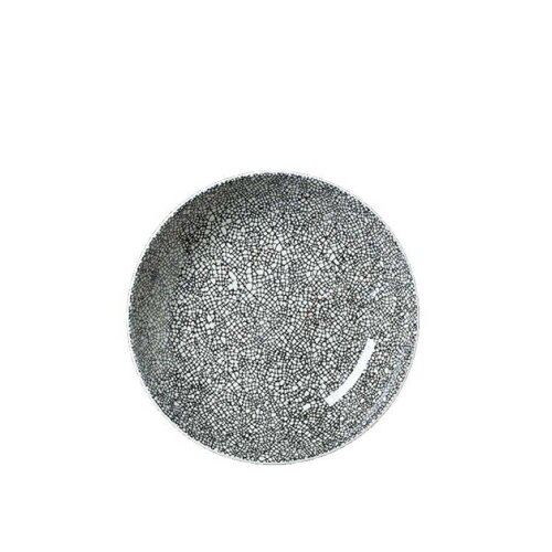 Steelite Ink Crackle Siyah Coupe Kase 20,5cm 17600570 - STEELİTE