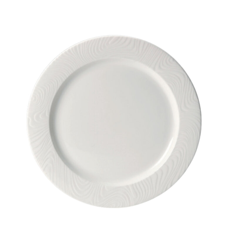 Steelite Optik Düz Kenarlı 25,5 Cm Tabak - 1