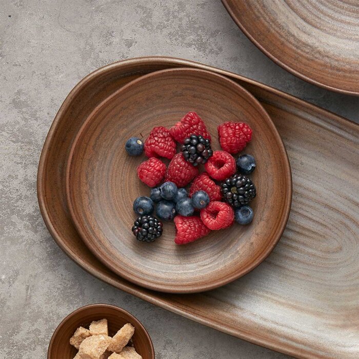 Steelite Patina Bronze Düz Tabak 16.8 6965E6156 - 2