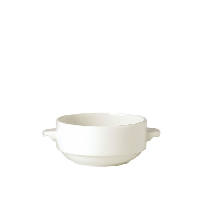 Steelite Plain Ivory Çorba Kase Kulplu 28,5Cm 1500A115 - 1