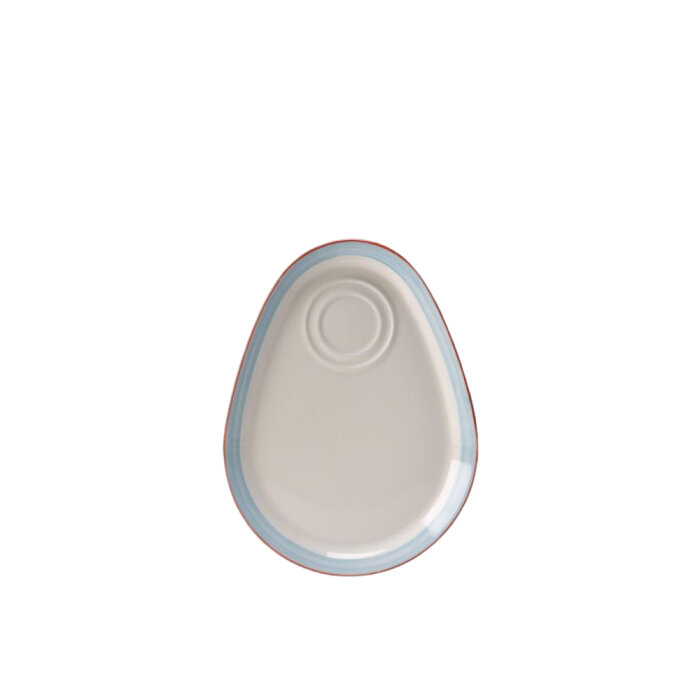 Steelite Rıo Blue.Üçgen Combi Tabak 25,5 Cm 15310360 - 1