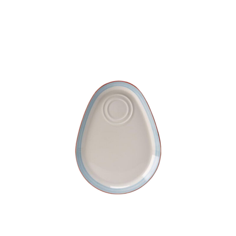 Steelite Rıo Blue.Üçgen Combi Tabak 25,5 Cm 15310360 - 1