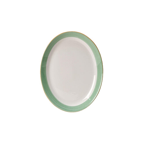  Steelite Rio Green Oval Sunum Tabak 20,25 Cm - STEELİTE