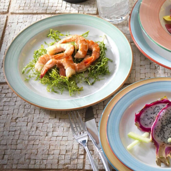 Steelite Rio Green Plate Düz Tabak 25,5 cm 15290210 - 2