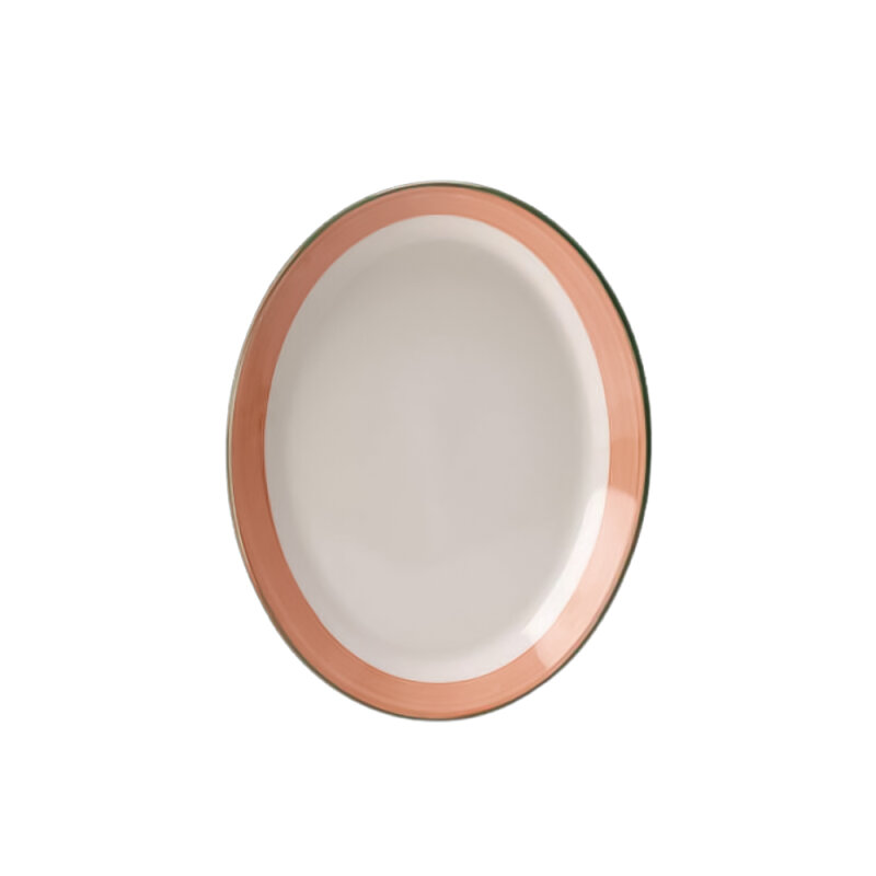 Steelite Rio Pembe Oval Kayık Tabak 28 cm 15320141 - 1