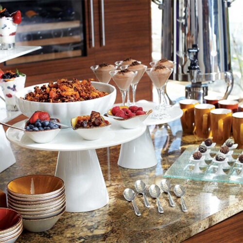 Steelite Risers Ayaklı Pasta Standı 24 cm 6950E708 - 2