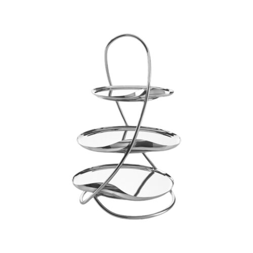Steelite Drift Çelik 3 Katlı Pasta Kek Standı 5977RW014 - STEELİTE
