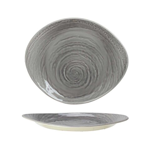 Steelite Scape Grey Plate 25,0 cm 1402X0062 - STEELİTE
