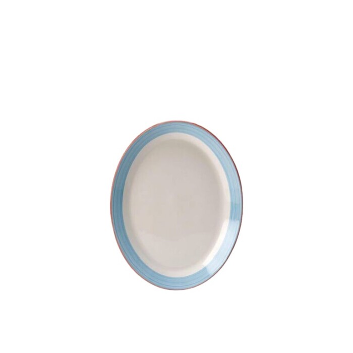 Steelite Simplicity Rio Blue Ovak Kayık Tabak 28 Cm 15310141 - 1