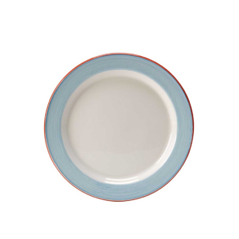 Steelite Rio Blue Düz Tabak 23 cm 15310211 - 1